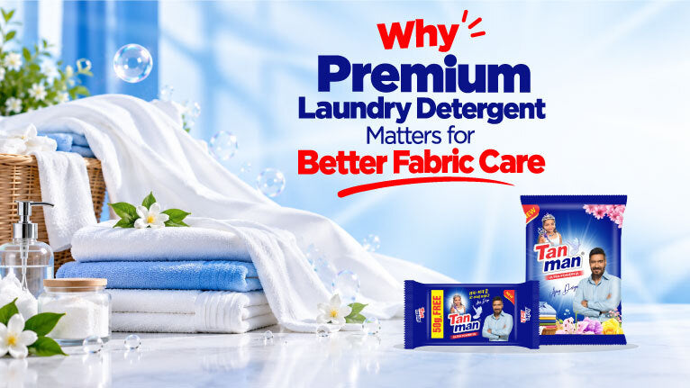 Detergent soap for everyday fabric care 