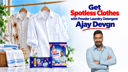 Powder laundry detergent for everyday clothes cleaning 