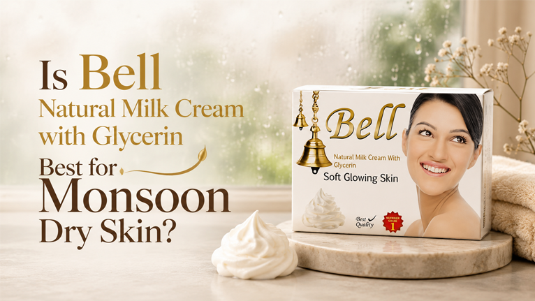 Bell Natural Milk Cream with Glycerin for Dry Skin Care